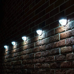 Aplique Pared Exterior Solar LED Moderno para Jardín