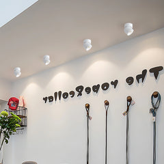 Foco orientable de techo LED moderno de metal para salón