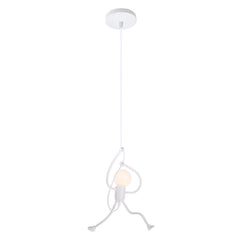 Lámpara colgante de diseño moderno con figura humana LED para comedor