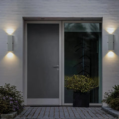 Aplique de pared exterior bidireccional de cemento moderno LED IP65