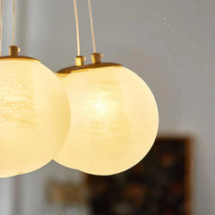 Lámpara colgante de varias luces moderna de cristal con diseño Bubble para salón