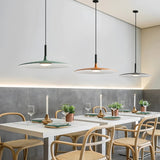 Lámpara colgante plato LED moderna regulable en altura para comedor