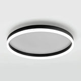 Plafón circular de techo minimalista LED con luz suave para dormitorio