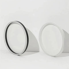Plafón circular de techo minimalista LED con luz suave para dormitorio
