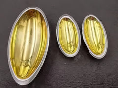 Lámpara colgante para escalera de vidrio diseño huevo de dragón dorado moderno