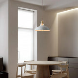 Lámpara colgante moderna LED color Macaron con altura regulable para comedor