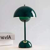 Lámpara nórdica de mesa de diseño en tonos macaron con LED para salón, 30 cm