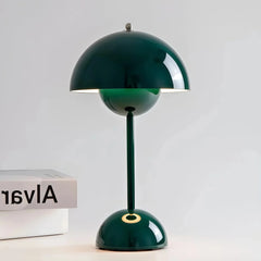 Lámpara nórdica de mesa de diseño en tonos macaron con LED para salón, 30 cm