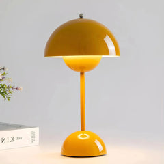 Lámpara nórdica de mesa de diseño en tonos macaron con LED para salón, 30 cm