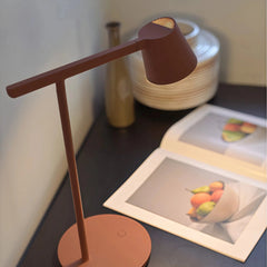 Lámpara de escritorio nórdica LED orientable en tonos Morandi