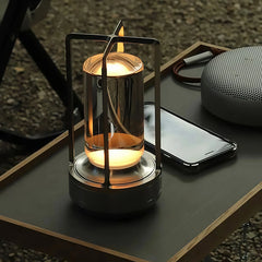 Lámpara de mesa LED recargable táctil portátil moderna