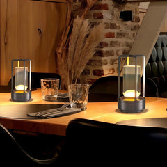 Lámpara de mesa LED recargable táctil portátil moderna