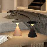 Lámpara de mesa recargable LED táctil nórdica con forma de reloj de arena