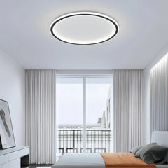 Plafón LED redondo moderno regulable con luz suave para dormitorio