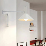 Aplique de pared con brazo articulado LED moderno para lectura