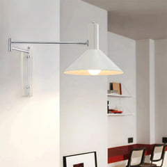 Aplique de pared con brazo articulado LED moderno para lectura