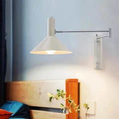Aplique de pared con brazo articulado LED moderno para lectura