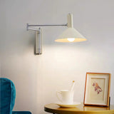 Aplique de pared con brazo articulado LED moderno para lectura