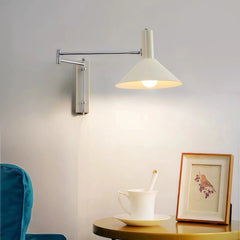 Aplique de pared con brazo articulado LED moderno para lectura