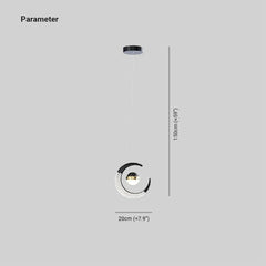 Lamparas de noche colgantes diseño moderno estilo cielo estrellado para dormitorio