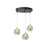 Lámpara colgante de cristal moderna LED con diseño de manzana para comedor