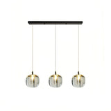 Lámpara colgante de cristal moderna LED con diseño de manzana para comedor