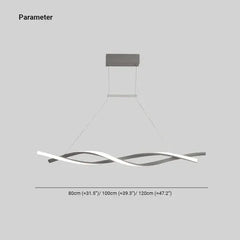 Lampara led lineal colgante diseño moderno y alargado