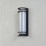 Aplique para exterior LED IP65 de metal negro con diseño moderno
