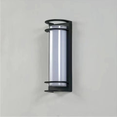 Aplique para exterior LED IP65 de metal negro con diseño moderno