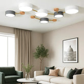 Lámpara LED de Techo Estilo Nórdico y Diseño Molecular para Salón