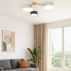 Lámpara LED de Techo Estilo Nórdico y Diseño Molecular para Salón