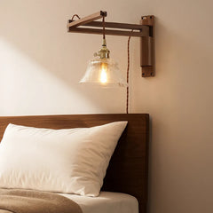 Aplique de Pared LED Estilo Vintage Plegable Extensible para Dormitorio