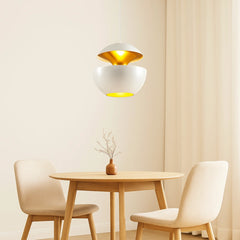 Lámpara colgante moderna diseño manzana para comedor con altura regulable