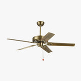Luz con ventilador de techo LED de comedor nórdico