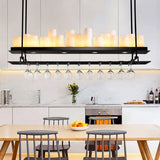 Lámparas colgantes cocina diseño retro creativo de vidrio decorativo