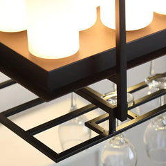 Lámparas colgantes cocina diseño retro creativo de vidrio decorativo