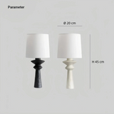 Aplique de pared de tela y resina LED nórdico para salón