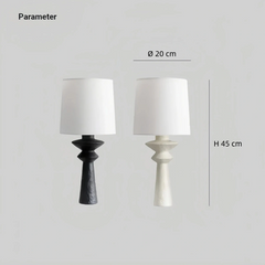 Aplique de pared de tela y resina LED nórdico para salón