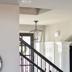 Lamparas colgantes de comedor estilo industrial de hierro