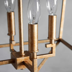 Lámpara colgante de hierro estilo industrial
