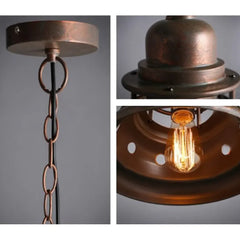 Lámpara colgante industrial vintage para comedor o restaurante
