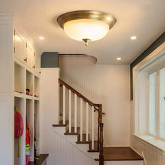 Lampara de Techo Led de Cobre para Dormitorio