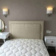 Aplique de Pared LED de Tela para Baño