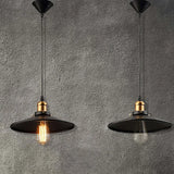 Lámpara colgante de hierro de estilo industrial vintage para comedor