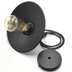 Lámpara colgante de hierro de estilo industrial vintage para comedor