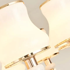 Lámpara Colgante de Cristal Estilo Europeo en Aleación de Zinc