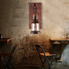 Aplique de pared vintage industrial diseño lámpara hierro estilo lantern
