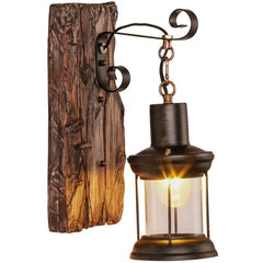 Aplique de pared vintage industrial diseño lámpara hierro estilo lantern