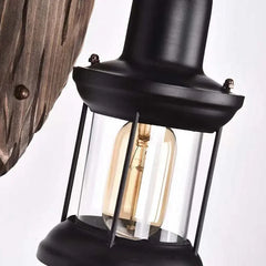 Aplique de pared vintage industrial diseño lámpara hierro estilo lantern