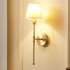 Apliques pared dorados para dormitorio ligero lujo